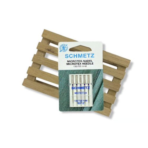 Набор игл для крепа и шелка SCHMETZ Microtex №80 (5 шт.) в Минске