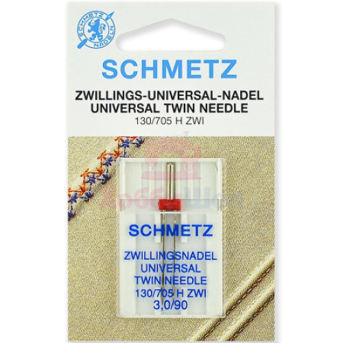 Игла двойная универсальная SCHMETZ TWIN №90/3 (1 шт.) в Минске