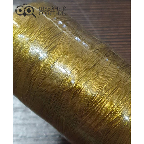 Нитки вышивальные Sentex 150D/2, 1000 м цвет: серебро, золото (1 шт.) в Минске