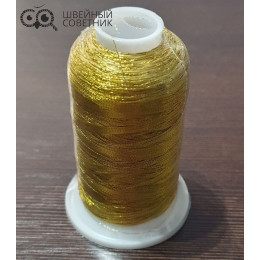 Нитки вышивальные Sentex 150D/2, 1000 м цвет: серебро, золото (1 шт.)