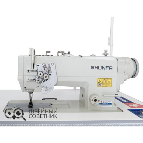 Двухигольная прямострочная машина Shunfa SF845-3D в Минске