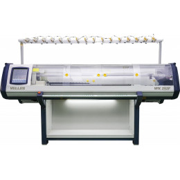 Промышленная плосковязальная двухсистемная машина 12 класса Velles VFK 252F 12G