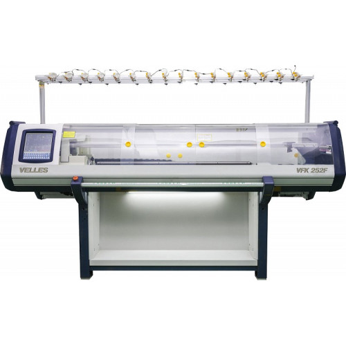Промышленная плосковязальная двухсистемная машина 12 класса Velles VFK 252F 12G в Минске