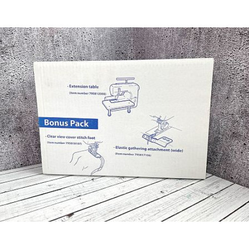 Набор приспособлений Janome 796-401-106 (столик+2 лапки) для распошивальных машин в Минске