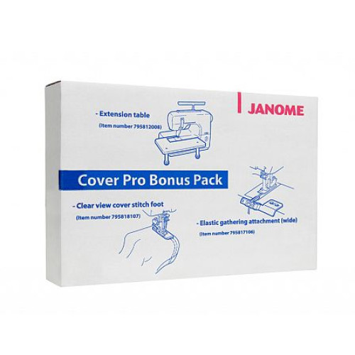 Набор приспособлений Janome 796-401-106 (столик+2 лапки) для распошивальных машин в Минске