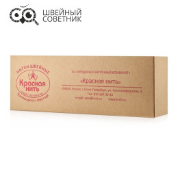 Нитки полиэфирные комплексные Красная нить 70 Л, 4000 м (1 шт.)