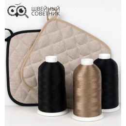 Нитки для стежки Красная нить 80/3, 8000 м (1 шт.)