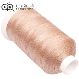 Нитки полиэфирные комплексные Красная нить 86 Л, 3000 м (1 шт.)