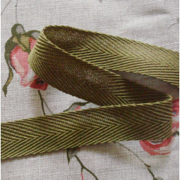 Лента киперная 20 мм черный, хаки