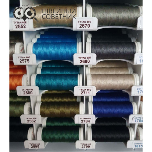 Нитки Ariadna Tytan №60E 120м. (1 шт.)  в Минске