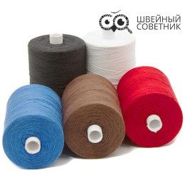 Нитки швейные ПНК им. Кирова 44 ЛХ, 2500 м цвет: цветные (1 шт.)