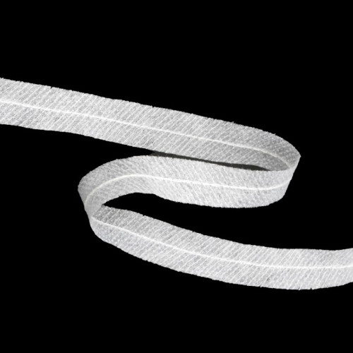 Нитепрошивная кромка клеевая по косой (45гр.) 15 мм. белый, черный в Минске