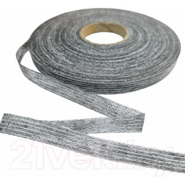 Нитепрошивная кромка клеевая по долевой 10 мм. белый, черный, серый 