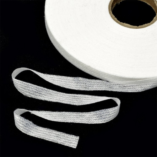 Нитепрошивная кромка клеевая по долевой 15 мм. белый, черный, серый   в Минске