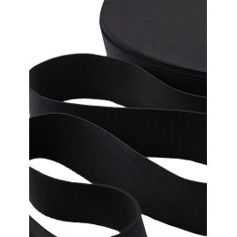 Резинка ткацкая 35мм.черная 40м