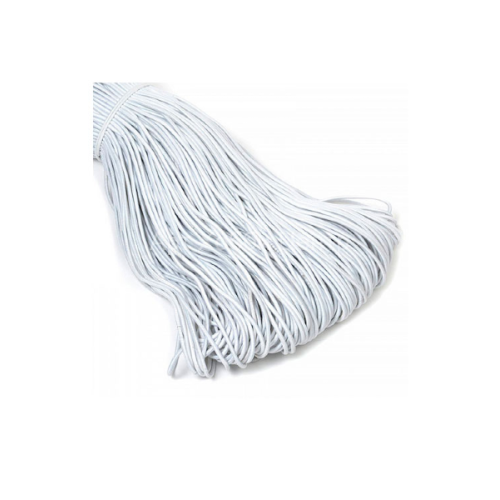 Резинка шляпная, 2,5 мм, белая, катушка 100 м в Минске