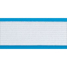 Резинка эластичная вязаная 10мм, белая, 100м