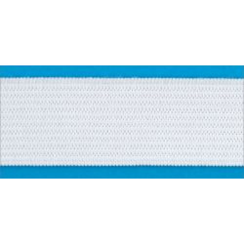 Резинка эластичная вязаная 10мм, белая, 100м в Минске