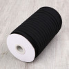 Резинка эластичная вязаная 10мм, черная, 100м в Минске