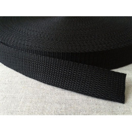 Стропа 30мм 14 гр/м цв. черный 